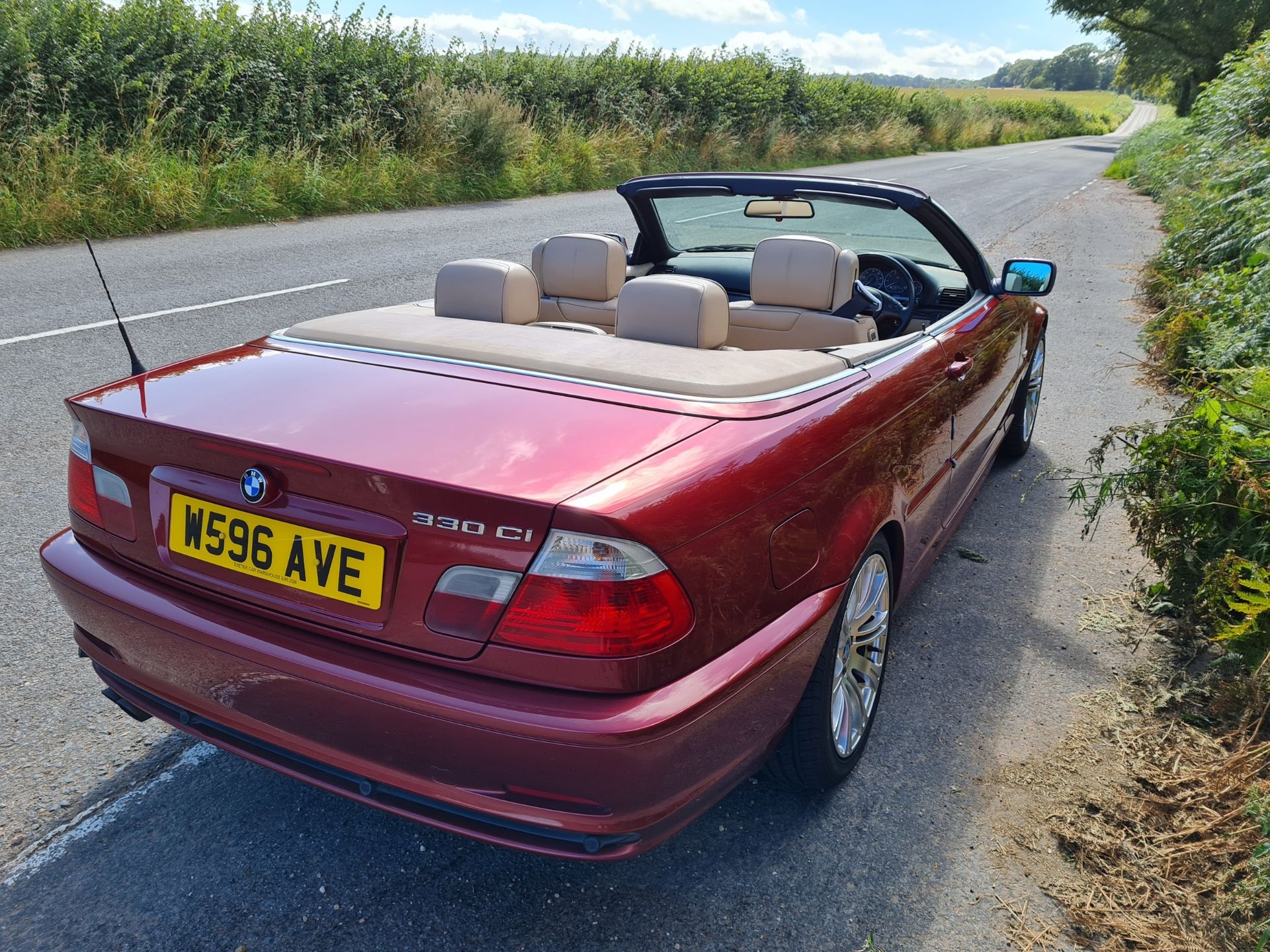 2000 BMW 330Ci Convertible Registration number W596 AVE Chassis number WBABS52060EH92204 Engine - Image 10 of 16
