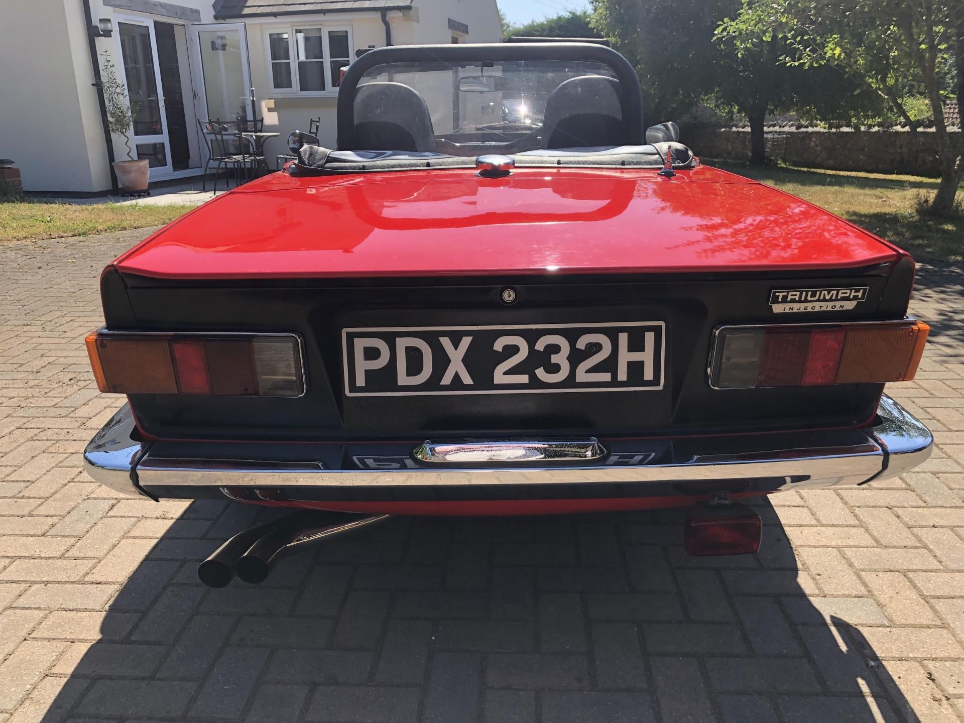 1970 Triumph TR6 Registration number PDX 232H Chassis number CP51529 Engine number CP51477HL Red - Image 50 of 58