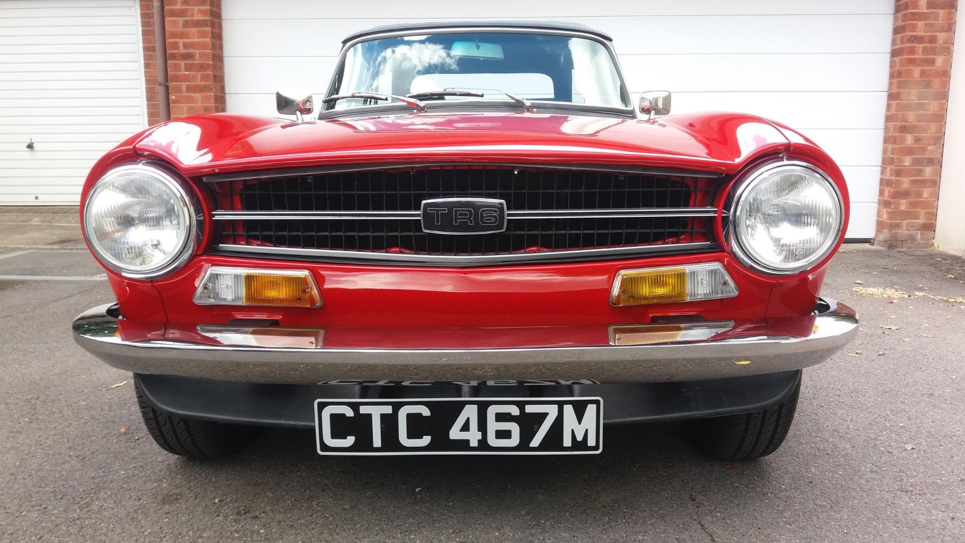 1974 Triumph TR6 Registration number CTC 467M Red with black interior Converted to RHD Fully - Image 35 of 36