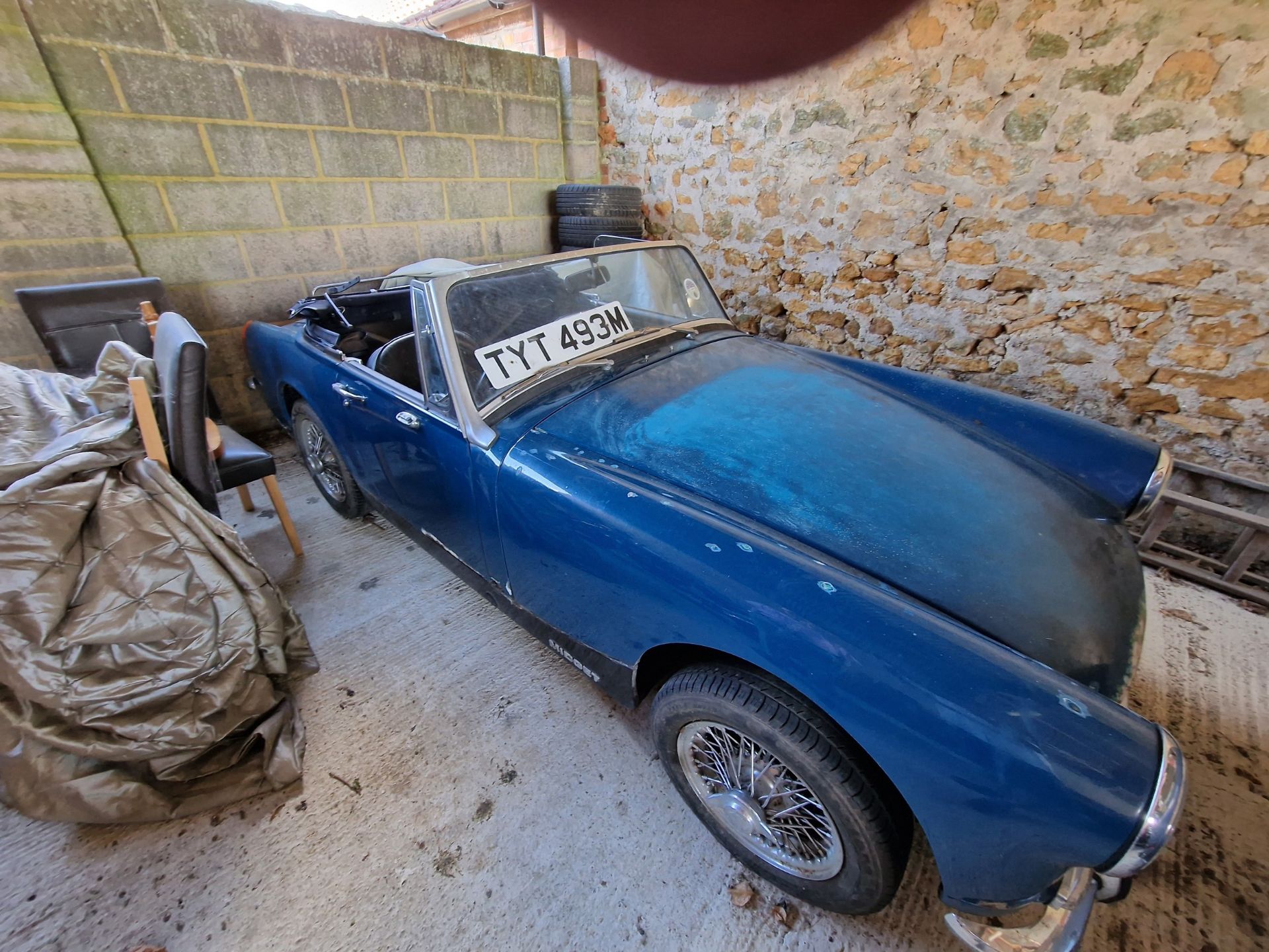 1973 MG Midget 1275 Being sold without reserve Registration number TYT 493M Blue with black interior