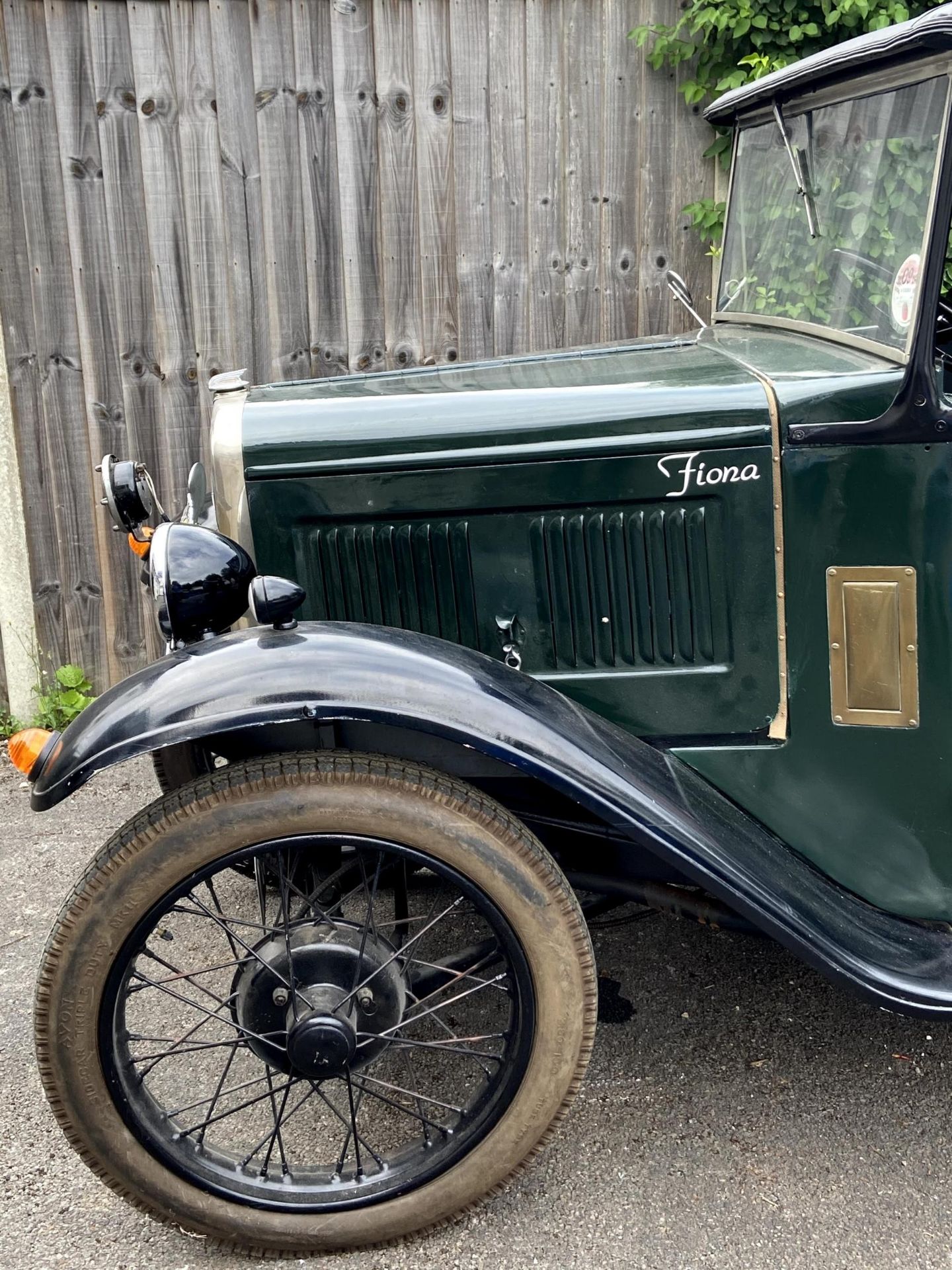 1932 Austin 7 Tourer Registration number OD 4211 Green with black mudguards and black interior - Image 9 of 30