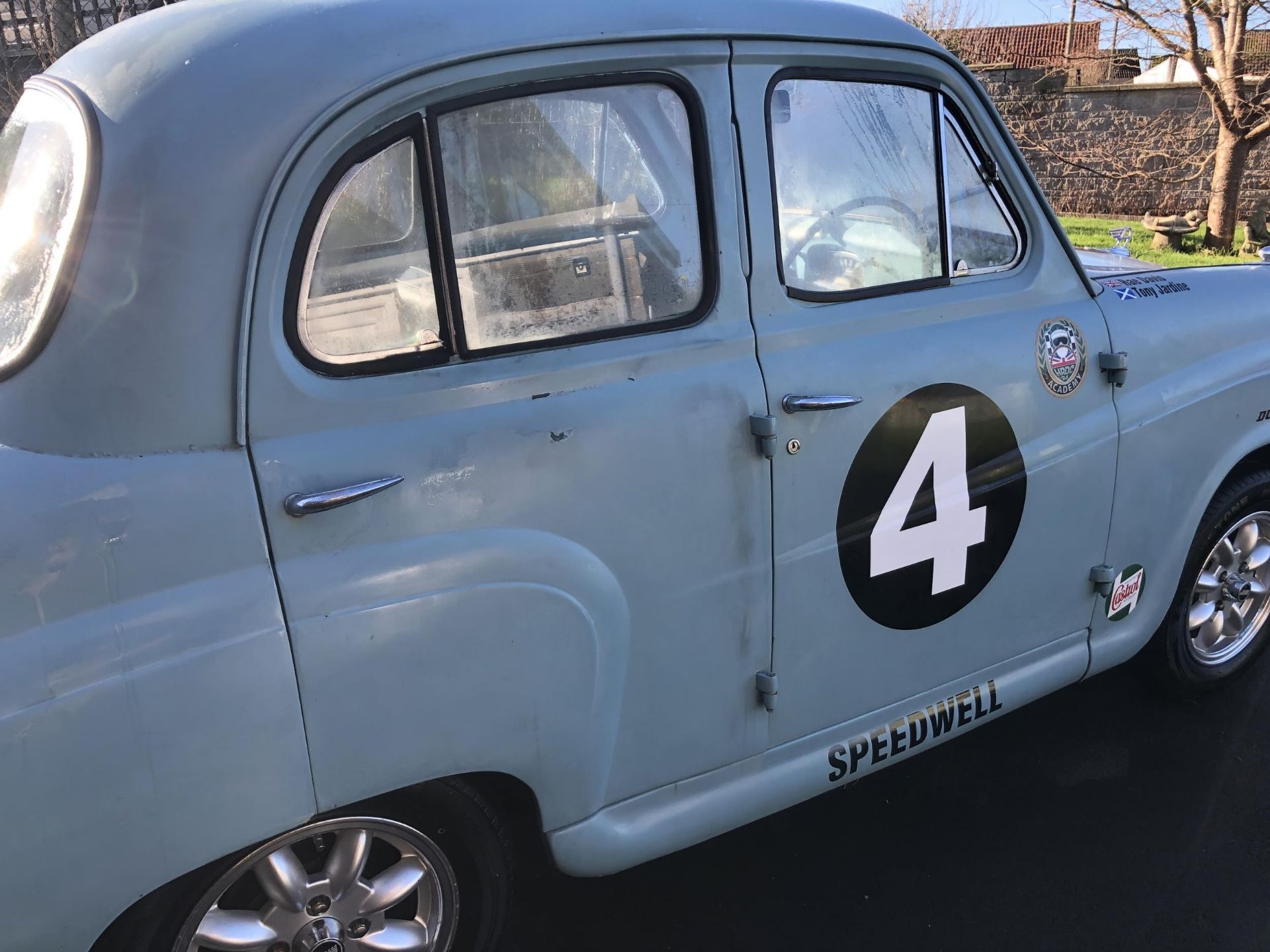 1957 Austin A35 Registration number XRL 634A Chassis number AS5HCS26284 Speedwell blue with two tone - Image 6 of 37