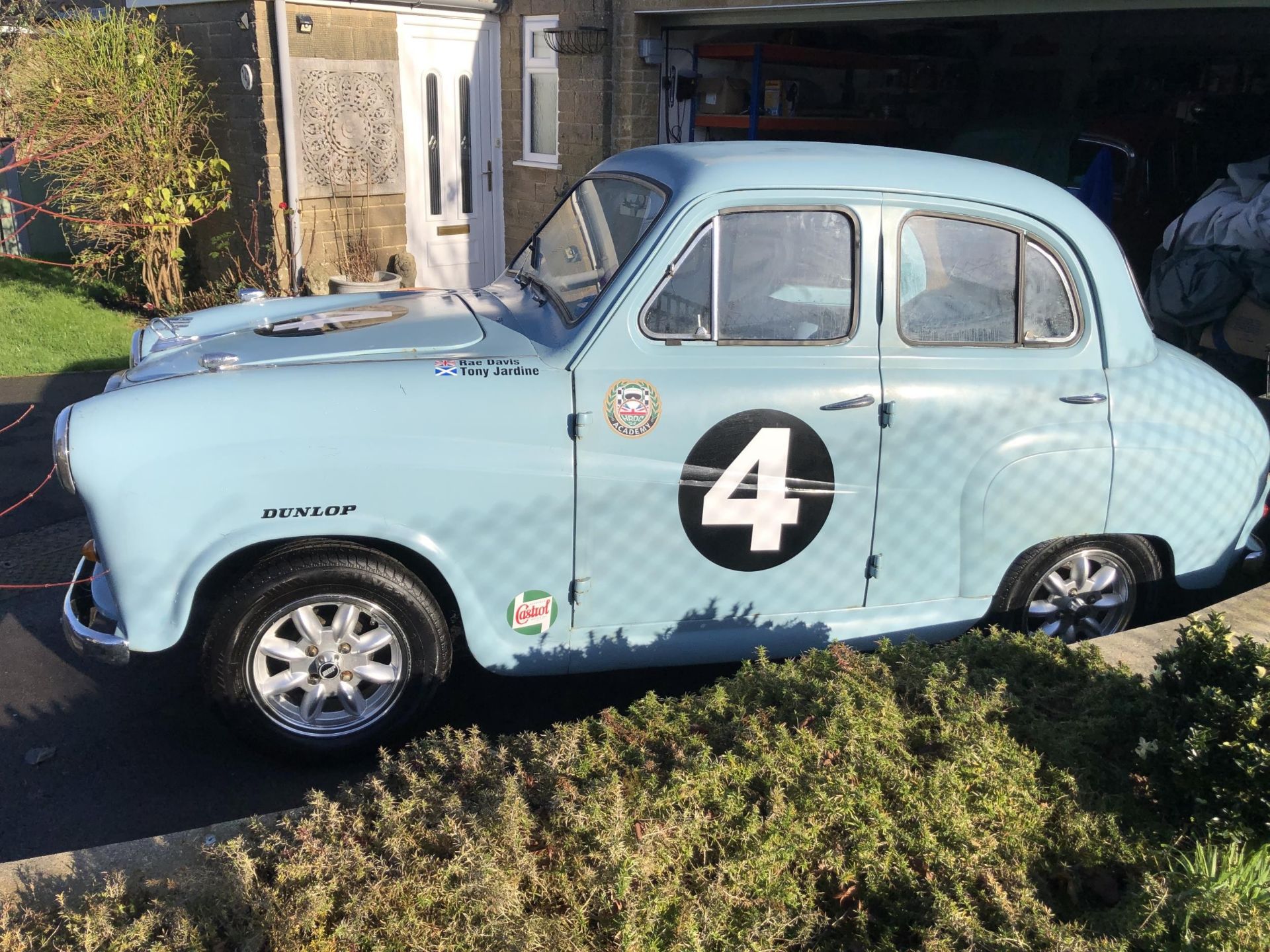 1957 Austin A35 Registration number XRL 634A Chassis number AS5HCS26284 Speedwell blue with two tone - Image 3 of 37