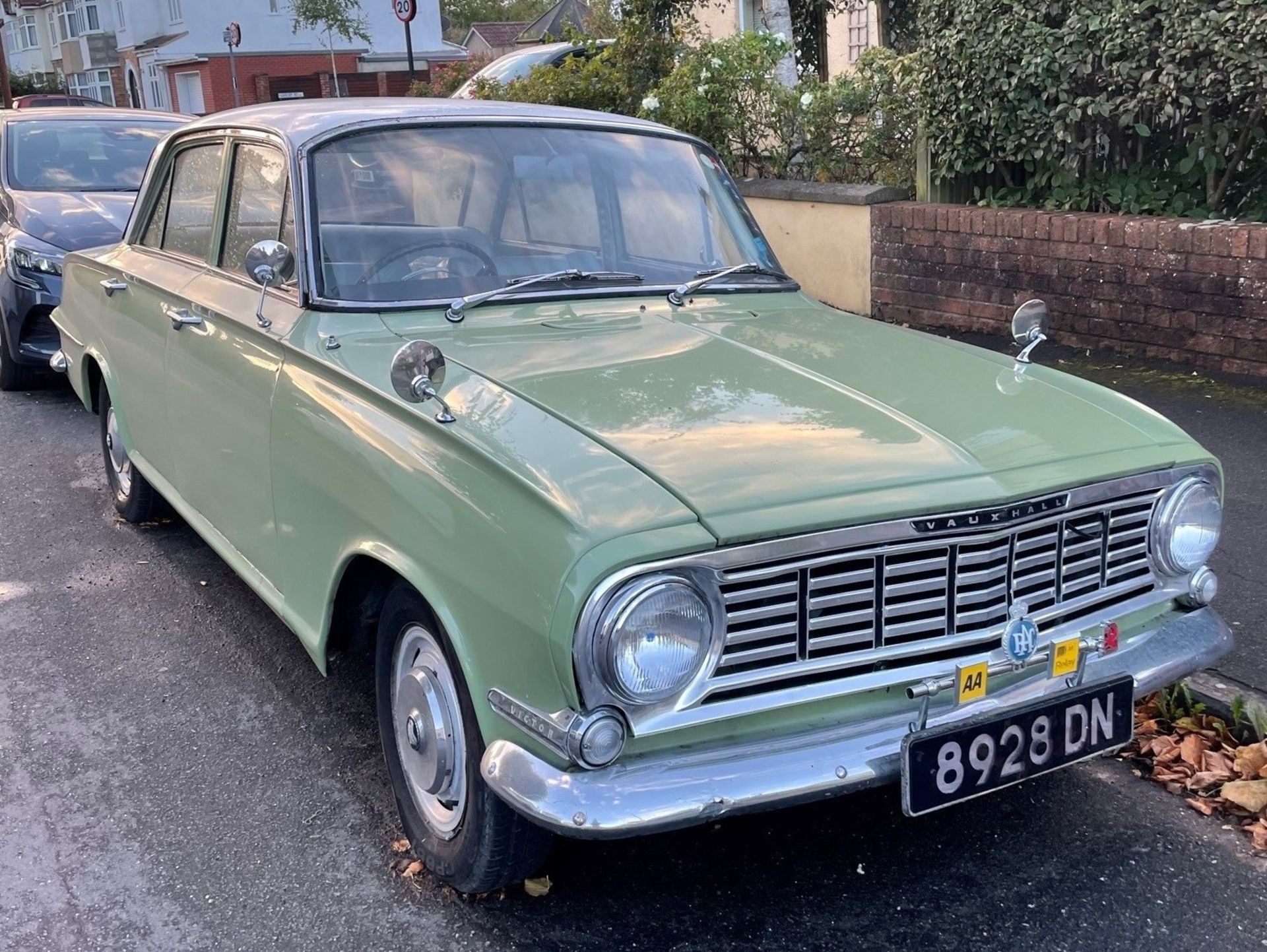 1963 Vauxhall Victor FB30 Registration number 8928 DN Green with grey leather interior Vauxhall