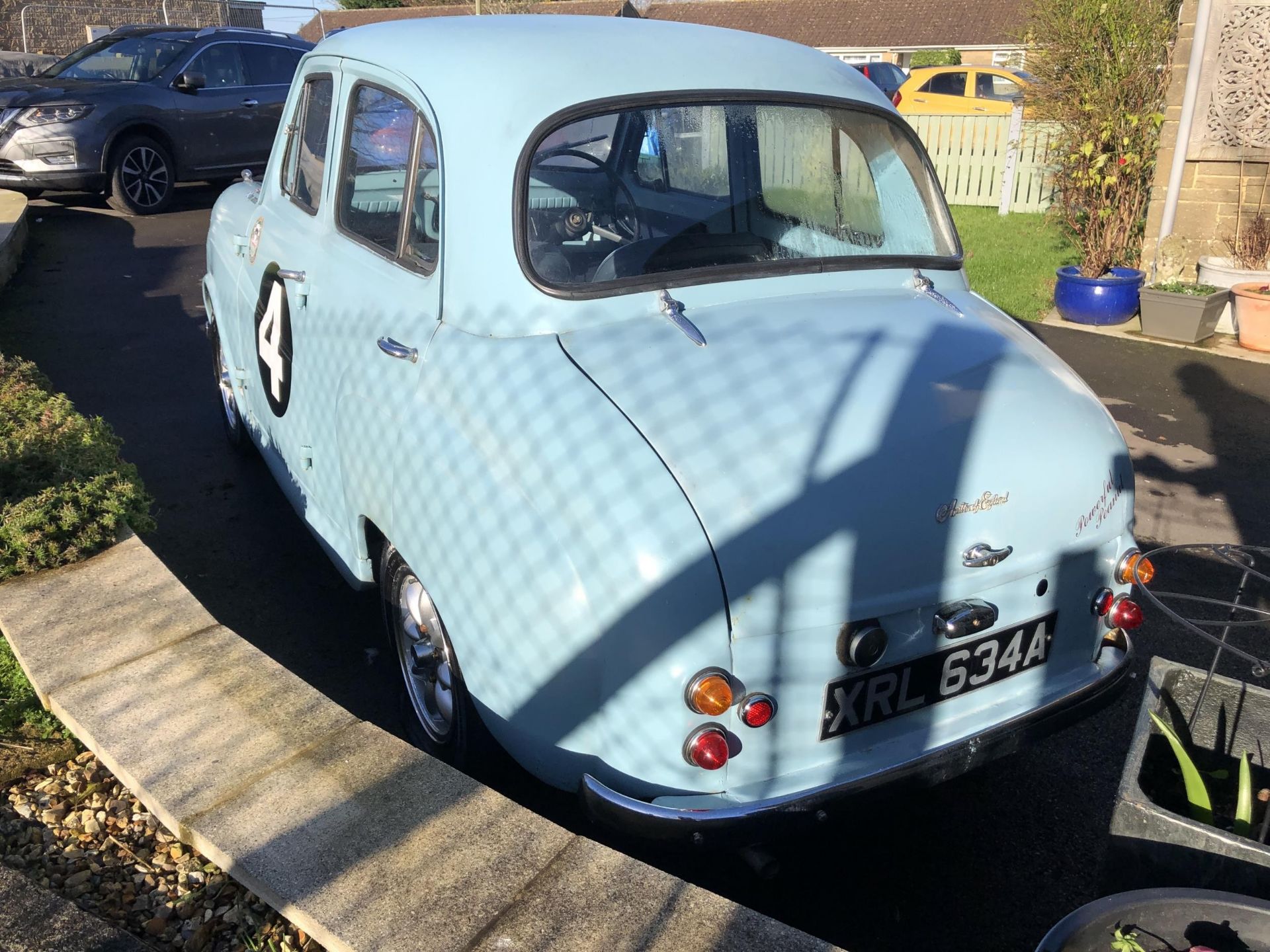 1957 Austin A35 Registration number XRL 634A Chassis number AS5HCS26284 Speedwell blue with two tone - Image 4 of 37