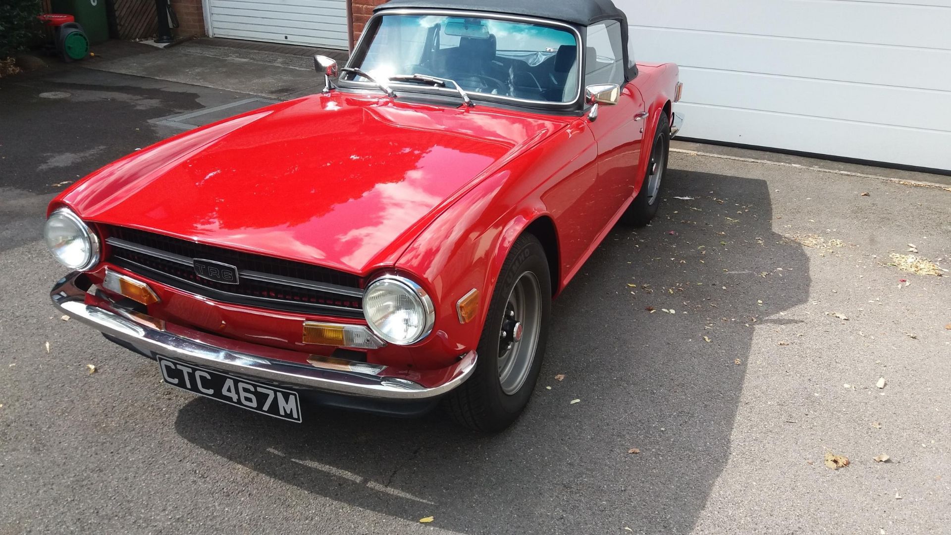 1974 Triumph TR6 Registration number CTC 467M Red with black interior Converted to RHD Fully - Image 33 of 36