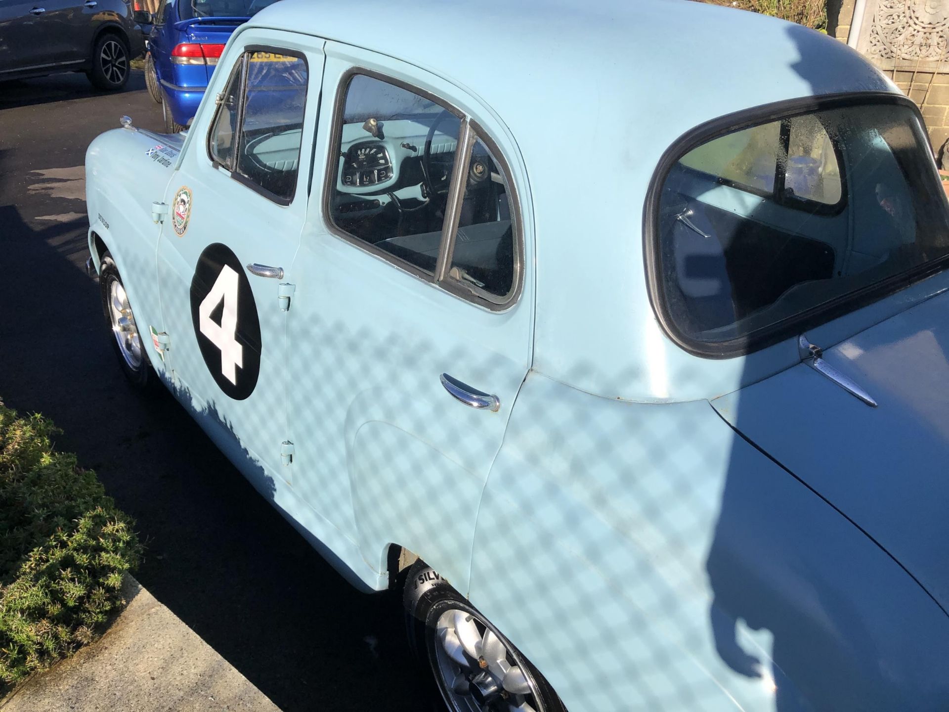 1957 Austin A35 Registration number XRL 634A Chassis number AS5HCS26284 Speedwell blue with two tone - Image 5 of 37