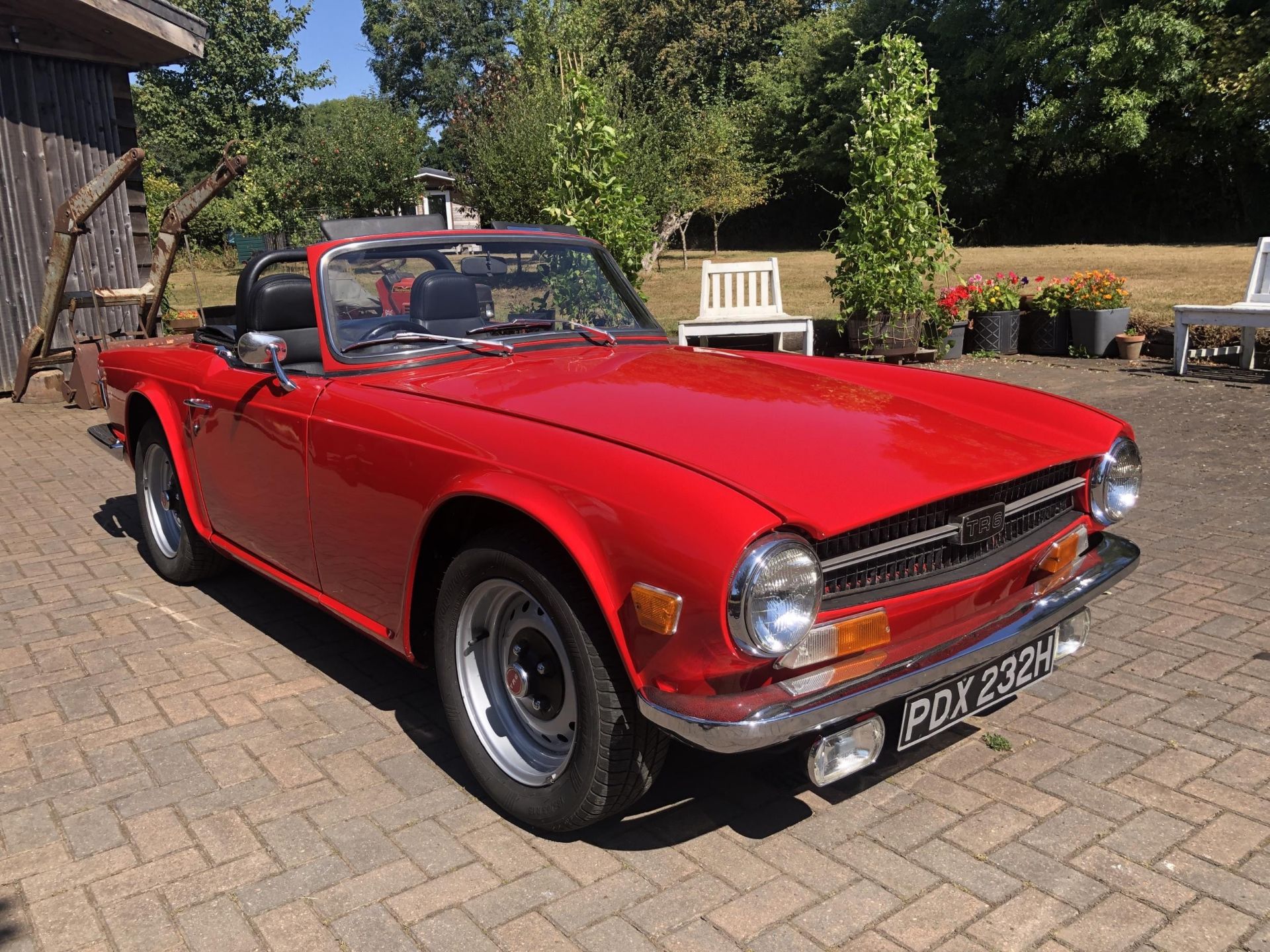 1970 Triumph TR6 Registration number PDX 232H Chassis number CP51529 Engine number CP51477HL Red - Image 41 of 58