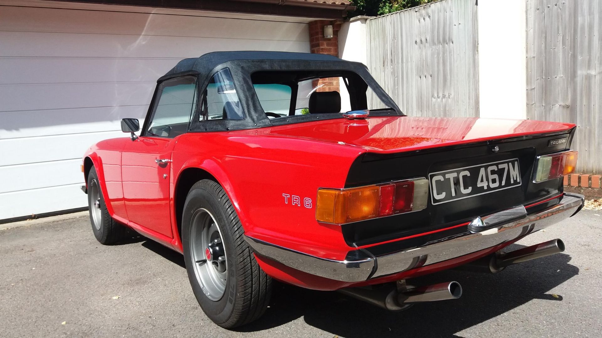 1974 Triumph TR6 Registration number CTC 467M Red with black interior Converted to RHD Fully - Image 4 of 36