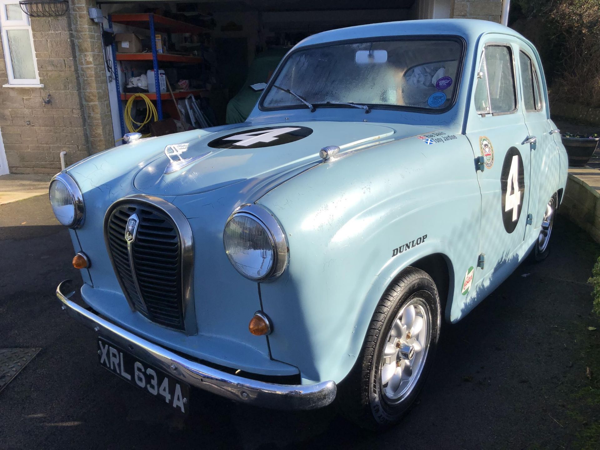 1957 Austin A35 Registration number XRL 634A Chassis number AS5HCS26284 Speedwell blue with two tone