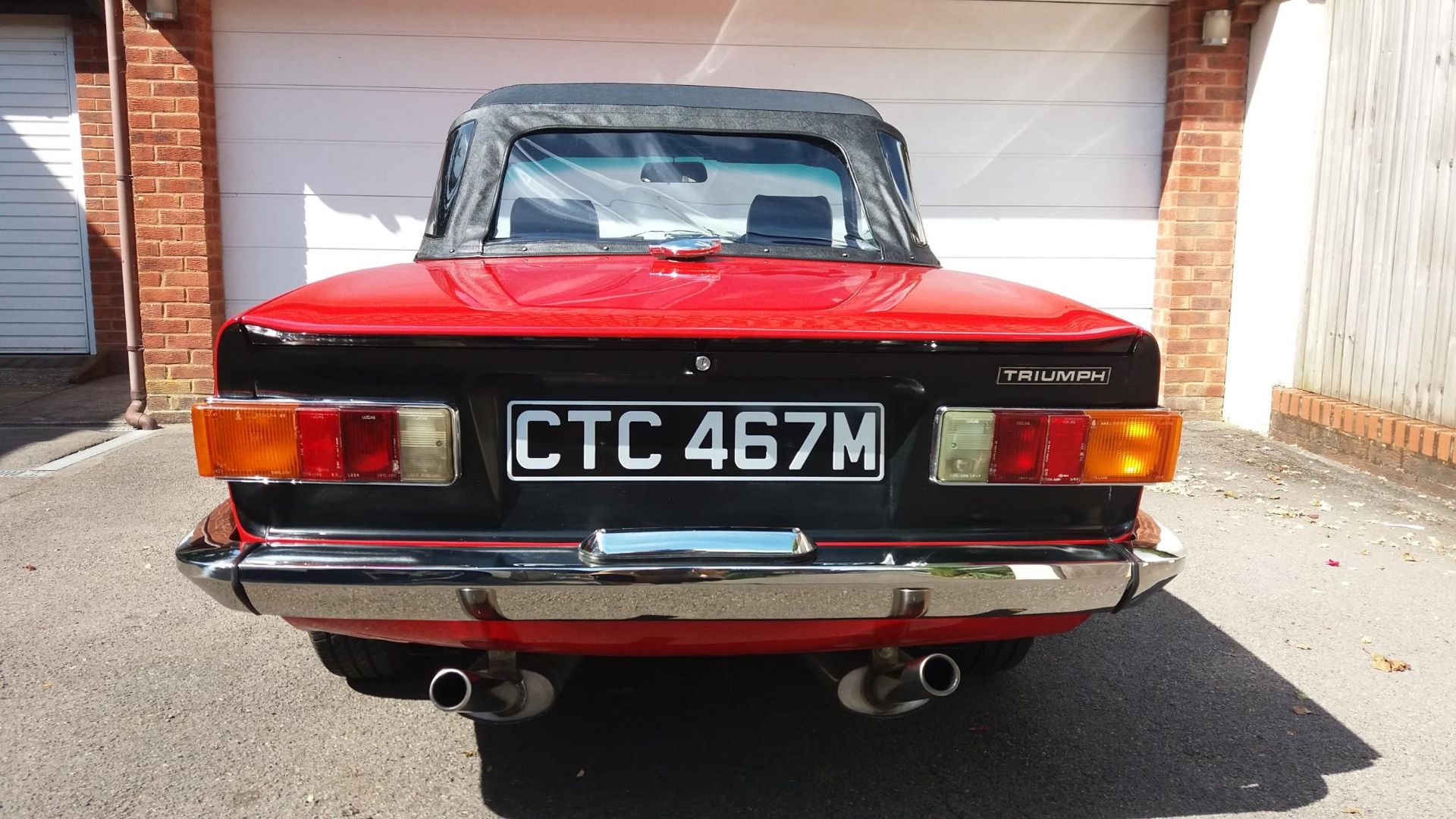 1974 Triumph TR6 Registration number CTC 467M Red with black interior Converted to RHD Fully - Image 3 of 36