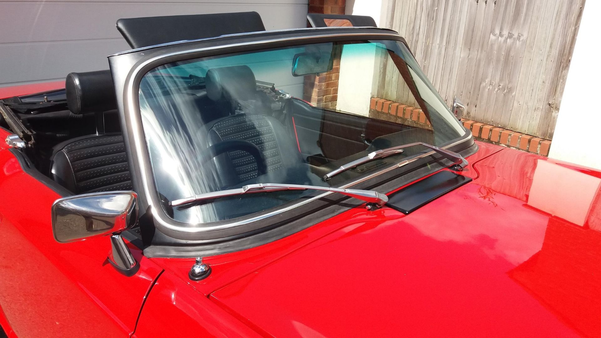 1974 Triumph TR6 Registration number CTC 467M Red with black interior Converted to RHD Fully - Image 29 of 36