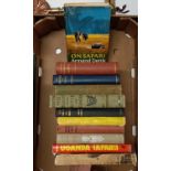 Denis (Armand), On Safari, and assorted books on Africa (box) Bindings worn, sold with all faults