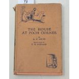 Milne (A A), first edition, The House At Pooh Corner Wear to the dust jacket, cover faded in places,