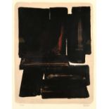 Pierre Soulages, (b 1919), abstract, limited edition print, 13/30, signed, 65 x 50 cm, Subject to