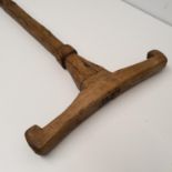 A Polynesian type war club, 78 cm high