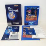 A vintage Atari ST Time and Magik, The Trilogy, Interactive Fiction from Level 9, computer game, and