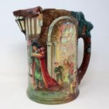 A Royal Doulton limited edition jug, The Pied Piper, No 217, 26 cm high