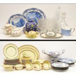 A floral teaset, and other assorted ceramics (3 boxes)
