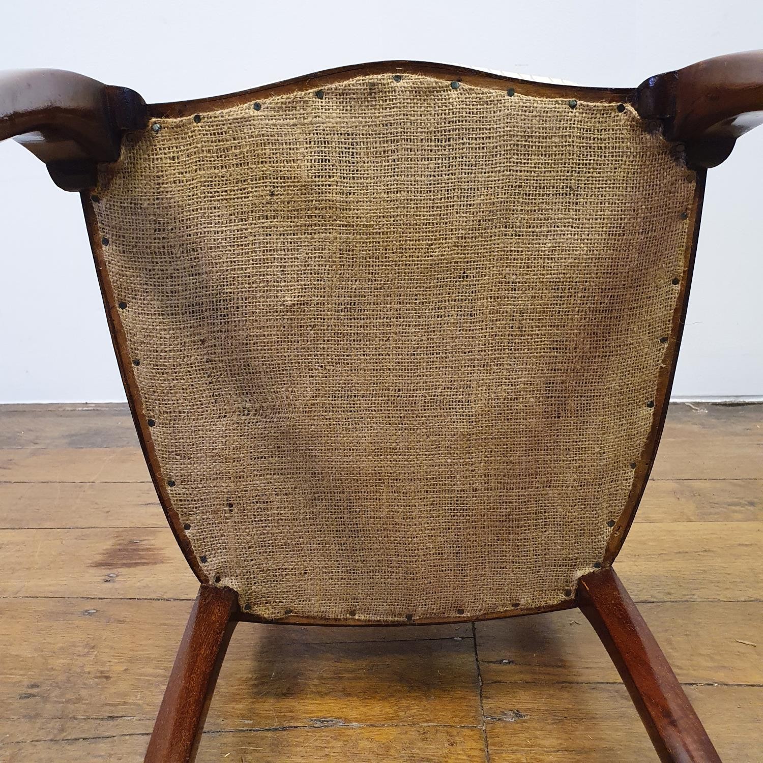 A pair of early 20th century mahogany single chairs, and 19th century receipt, for Brice Webb, - Bild 7 aus 7