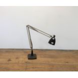 An anglepoise lamp