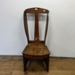 A Countrymade high back chair, possibly Welsh