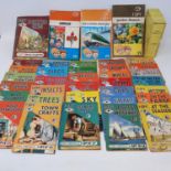 I-Spy In The Garden, and assorted I-Spy books, assorted stamps and other items (box)