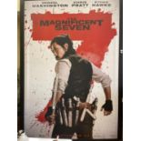 A Magnificent Seven film poster, 220 x 150 cm