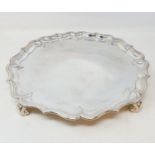 A George II silver salver, London 1732, 29 ozt Provenance: From a large single owner collection of