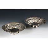 A pair of George IV Scottish silver dessert bowls, Mitchell & Sons, Glasgow, 1825 (2)