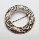 A silver brooch, by Alexander Ritchie