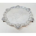 A George V silver salver, Sheffield 1926, 14.4 ozt Provenance: From a large single owner