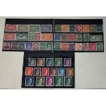 A collection of German Third Reich postage cards and stamps
