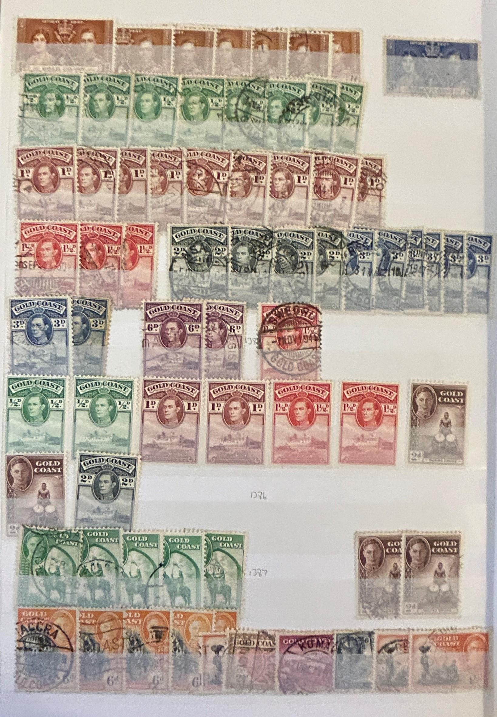 Assorted Commonwealth stamps, including Hong Kong, Tanzania, Cape of Good Hope, Aden, Canada, New