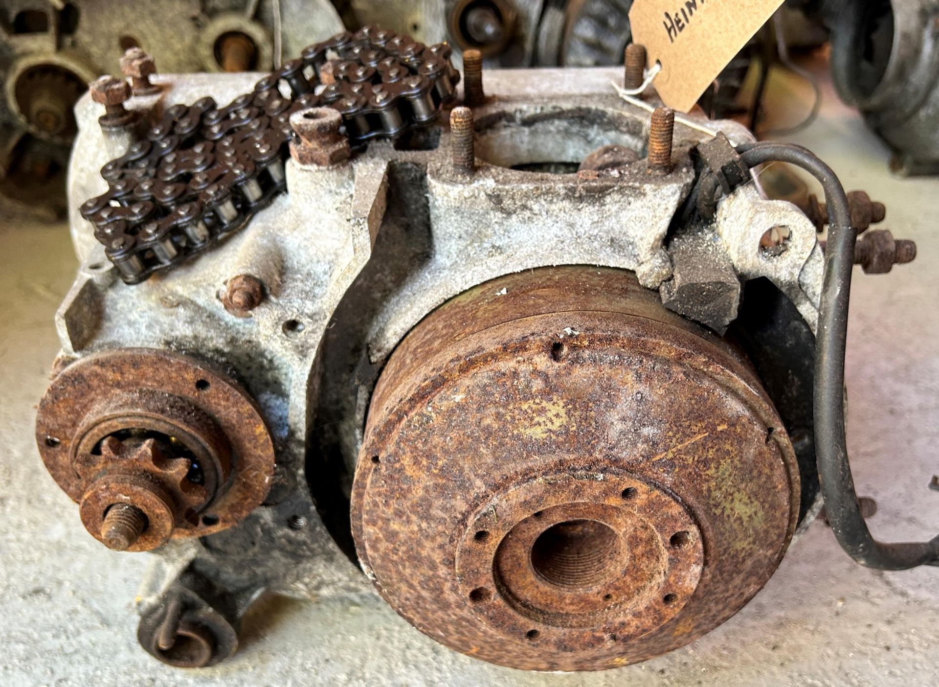 A Heinkel bottom half engine Being sold without reserve