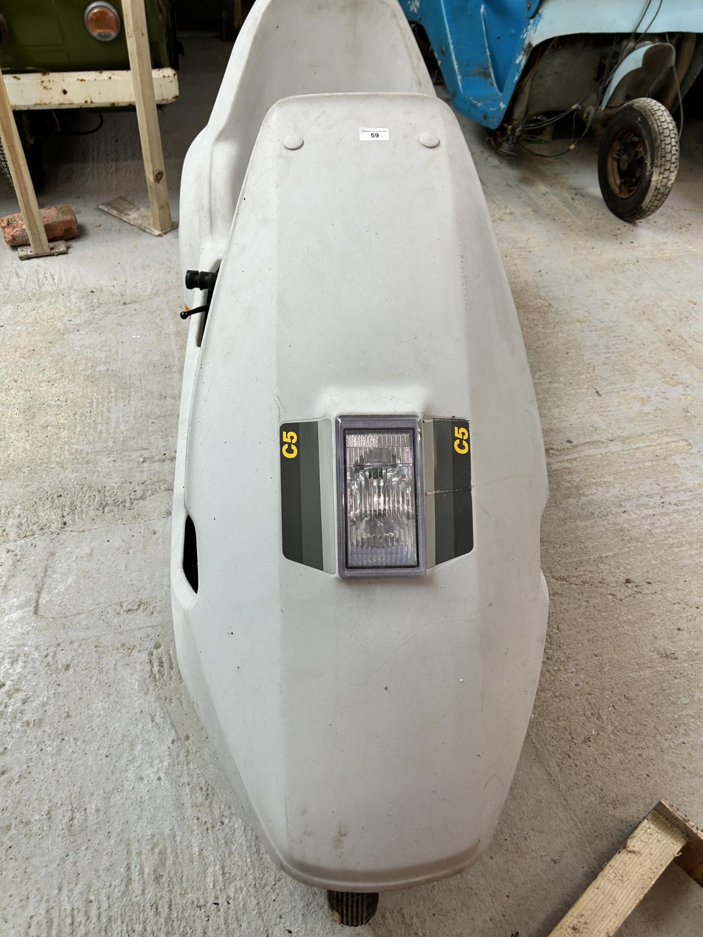 A Sinclair C5 electrically assisted pedal cycle, circa 1985 Being sold without reserve no battery - Image 7 of 9