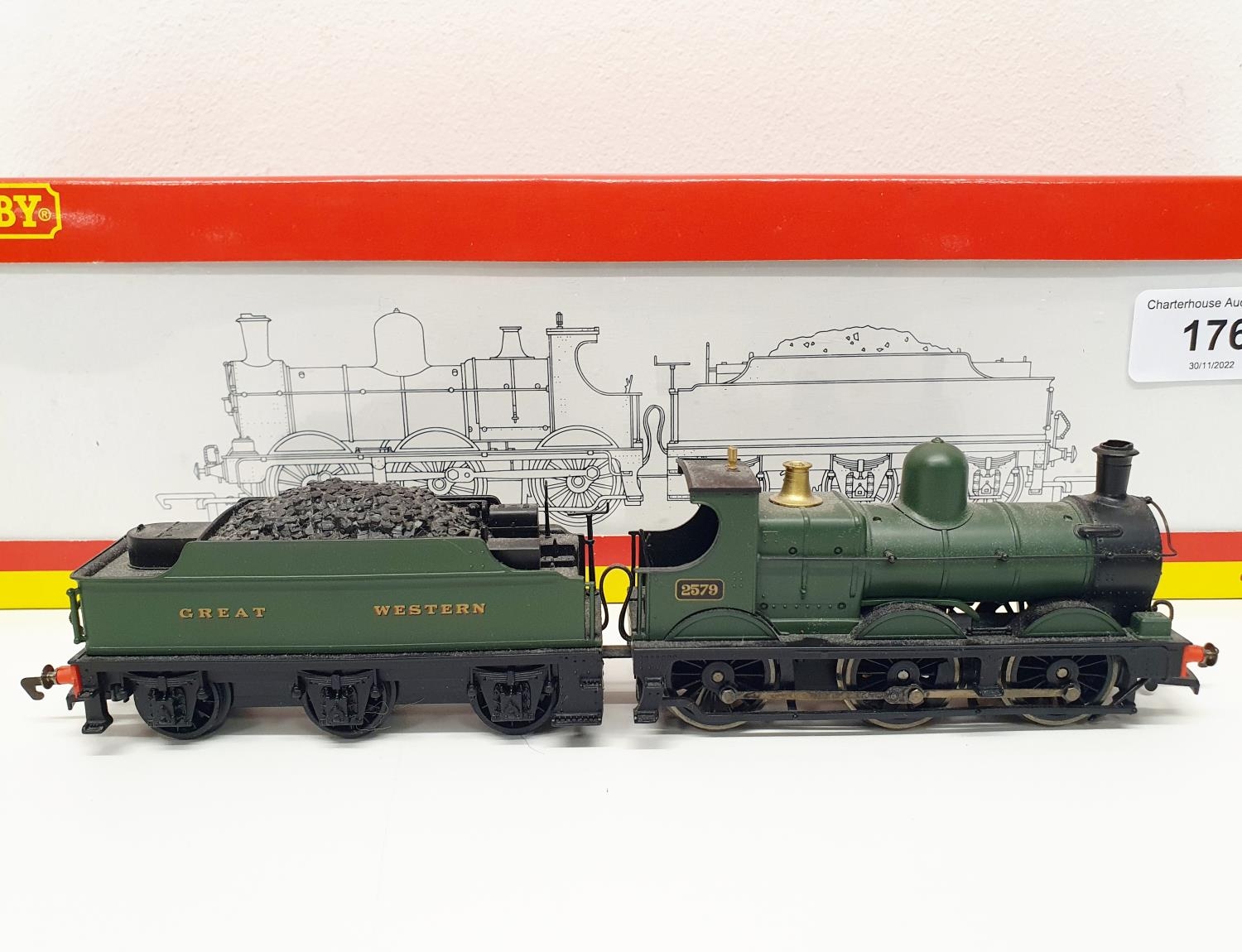 A Hornby OO gauge 0-6-0 locomotive and tender, No R2064C, boxed Provenance: From a vast single owner - Image 3 of 4