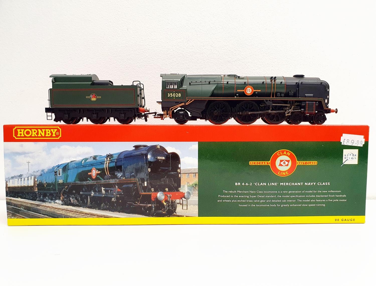 A Hornby OO gauge 4-6-2 locomotive and tender, No R2169, boxed Provenance: From a vast single - Image 3 of 4