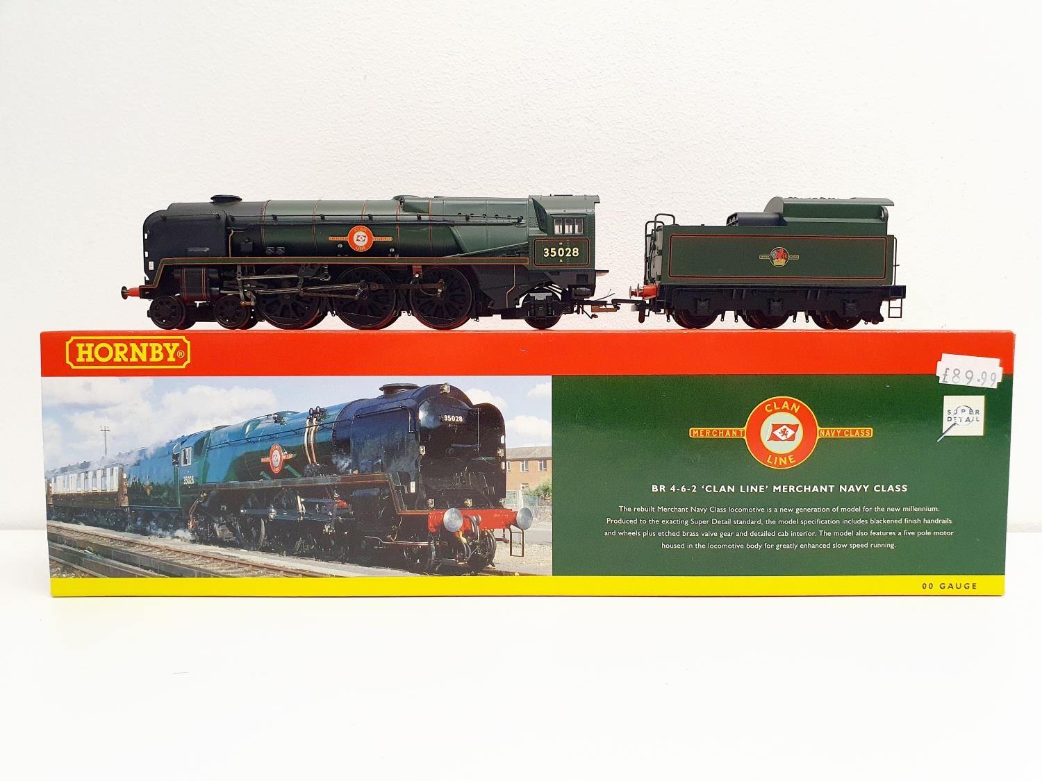 A Hornby OO gauge 4-6-2 locomotive and tender, No R2169, boxed Provenance: From a vast single - Image 2 of 4