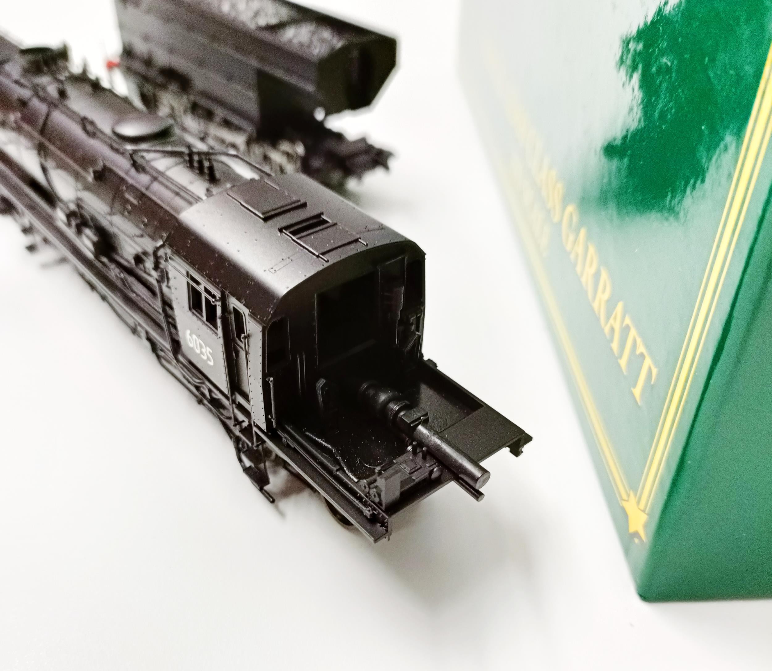 An Eureka Models HO gauge locomotive and tender, No NSWGR AD60, Class Garret, boxed Provenance: From - Image 4 of 9