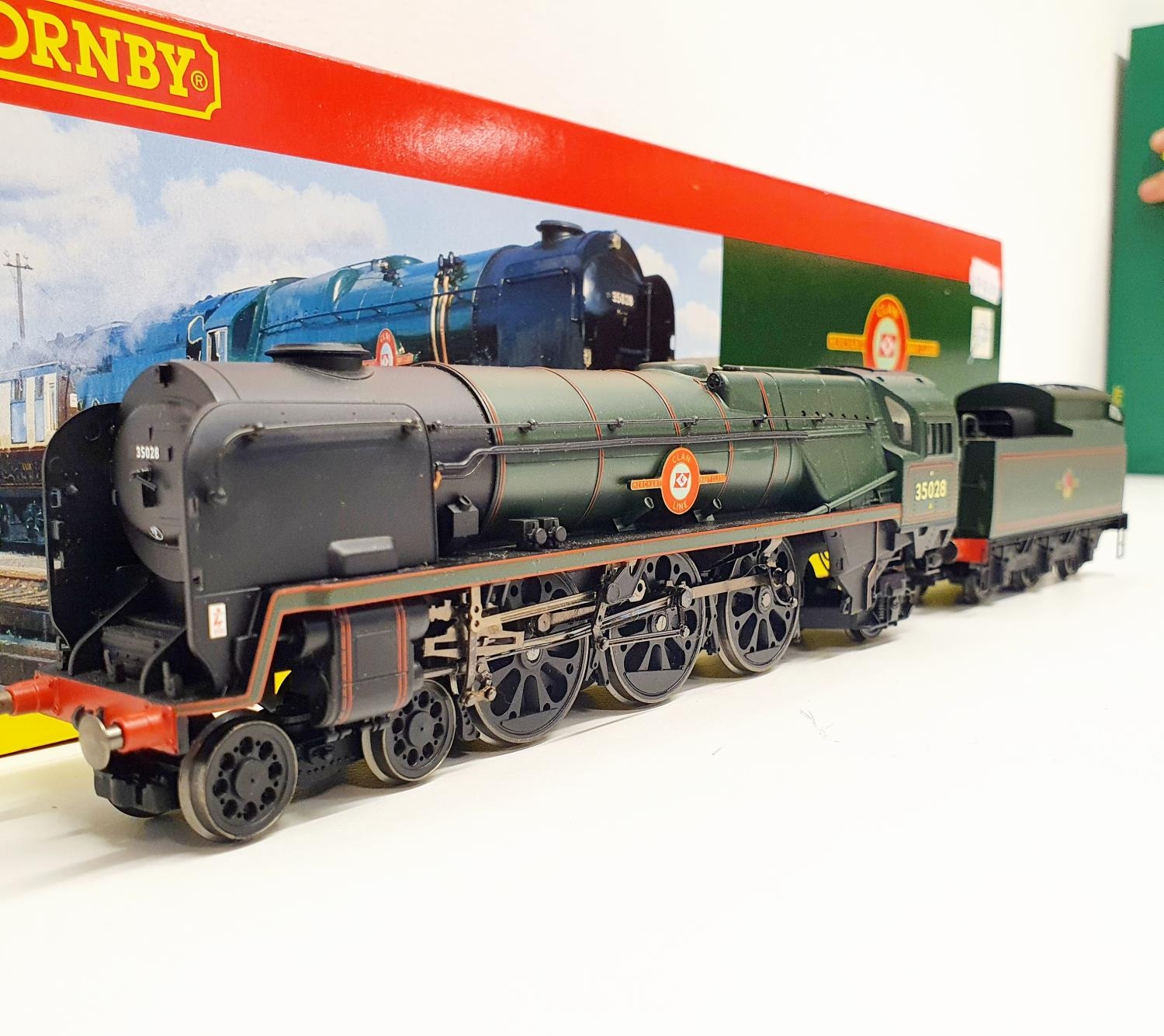 A Hornby OO gauge 4-6-2 locomotive and tender, No R2169, boxed Provenance: From a vast single