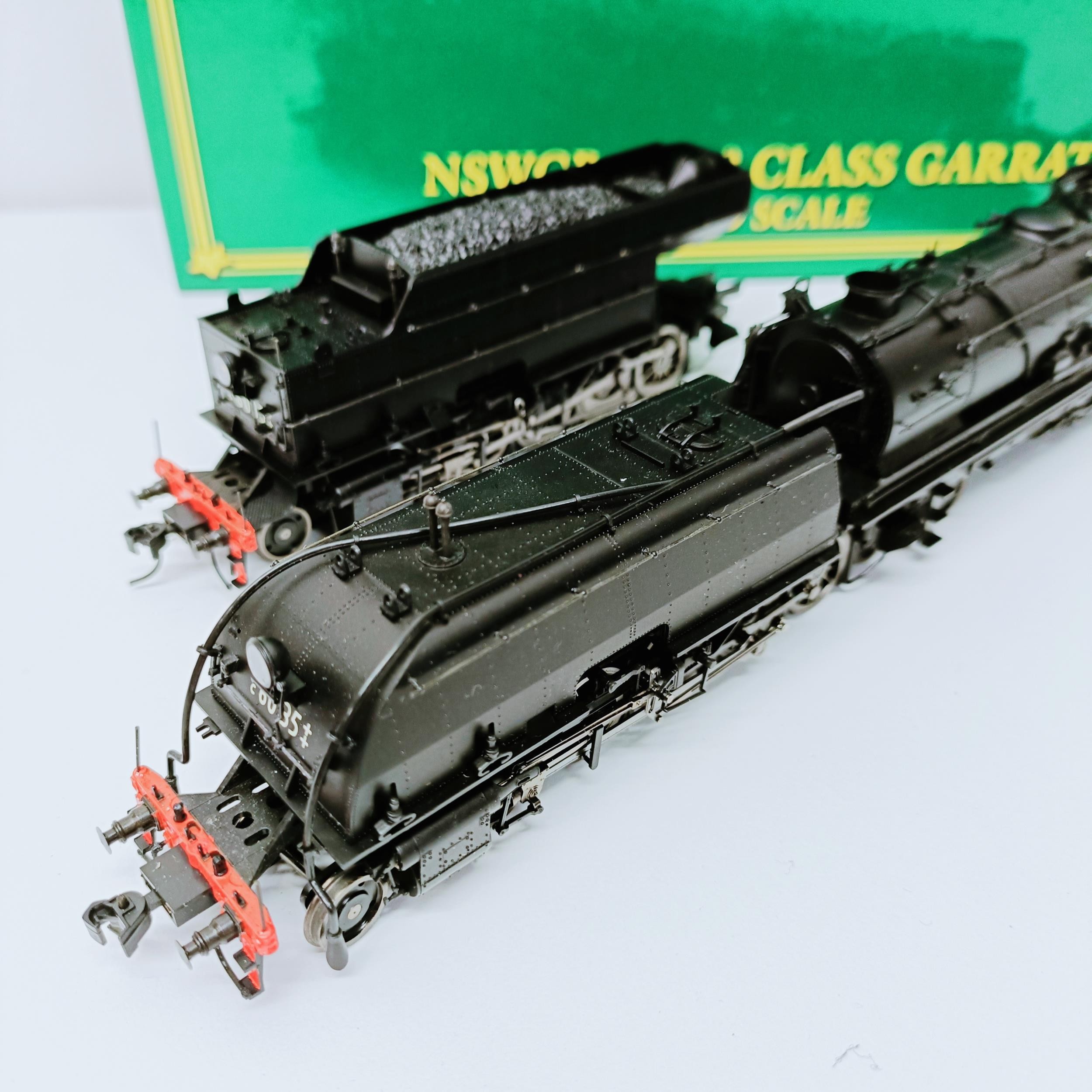 An Eureka Models HO gauge locomotive and tender, No NSWGR AD60, Class Garret, boxed Provenance: From - Image 2 of 9