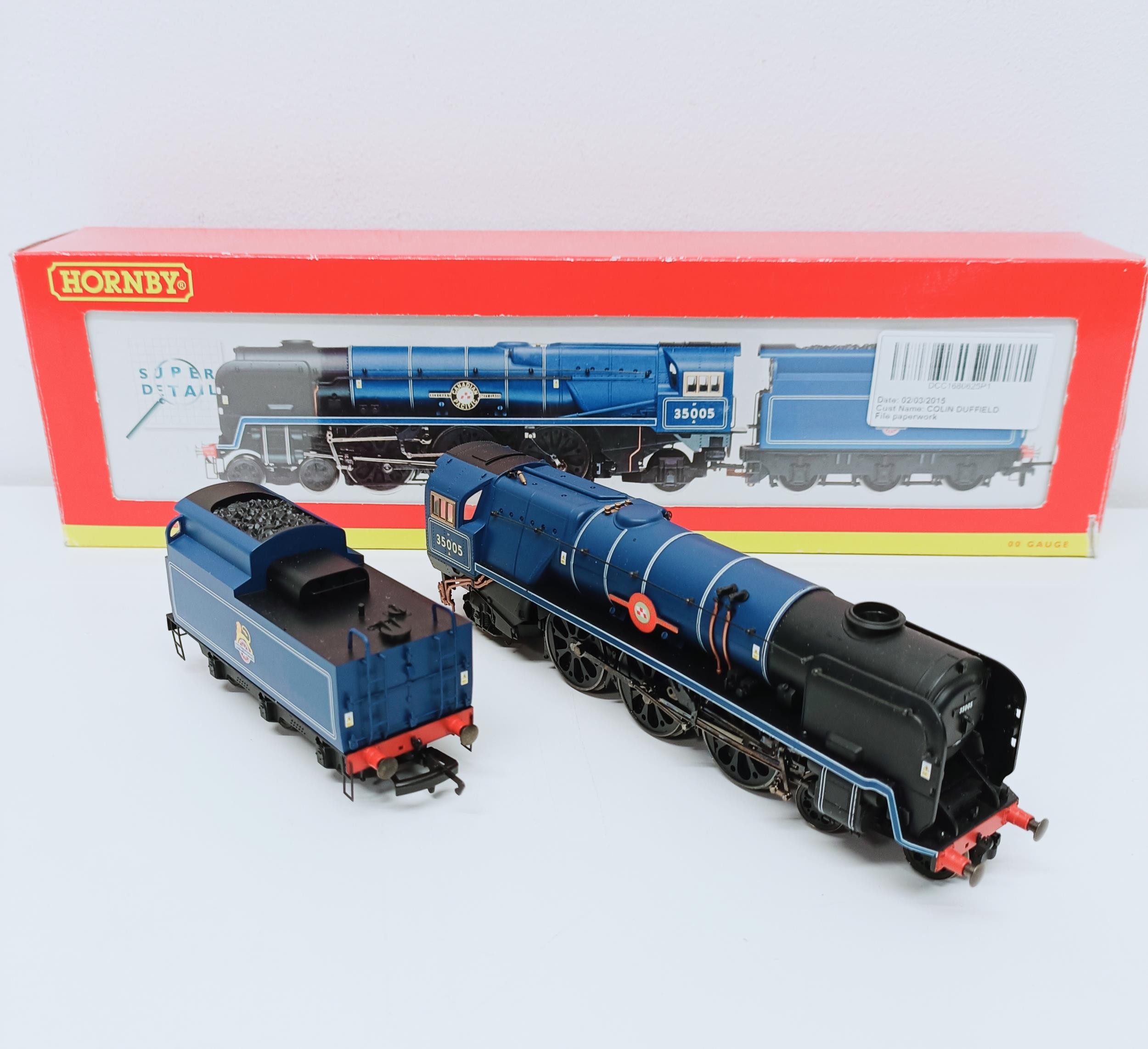 A Hornby OO gauge 4-6-2 locomotive and tender, No R2171-LN03, boxed Provenance: From a vast single
