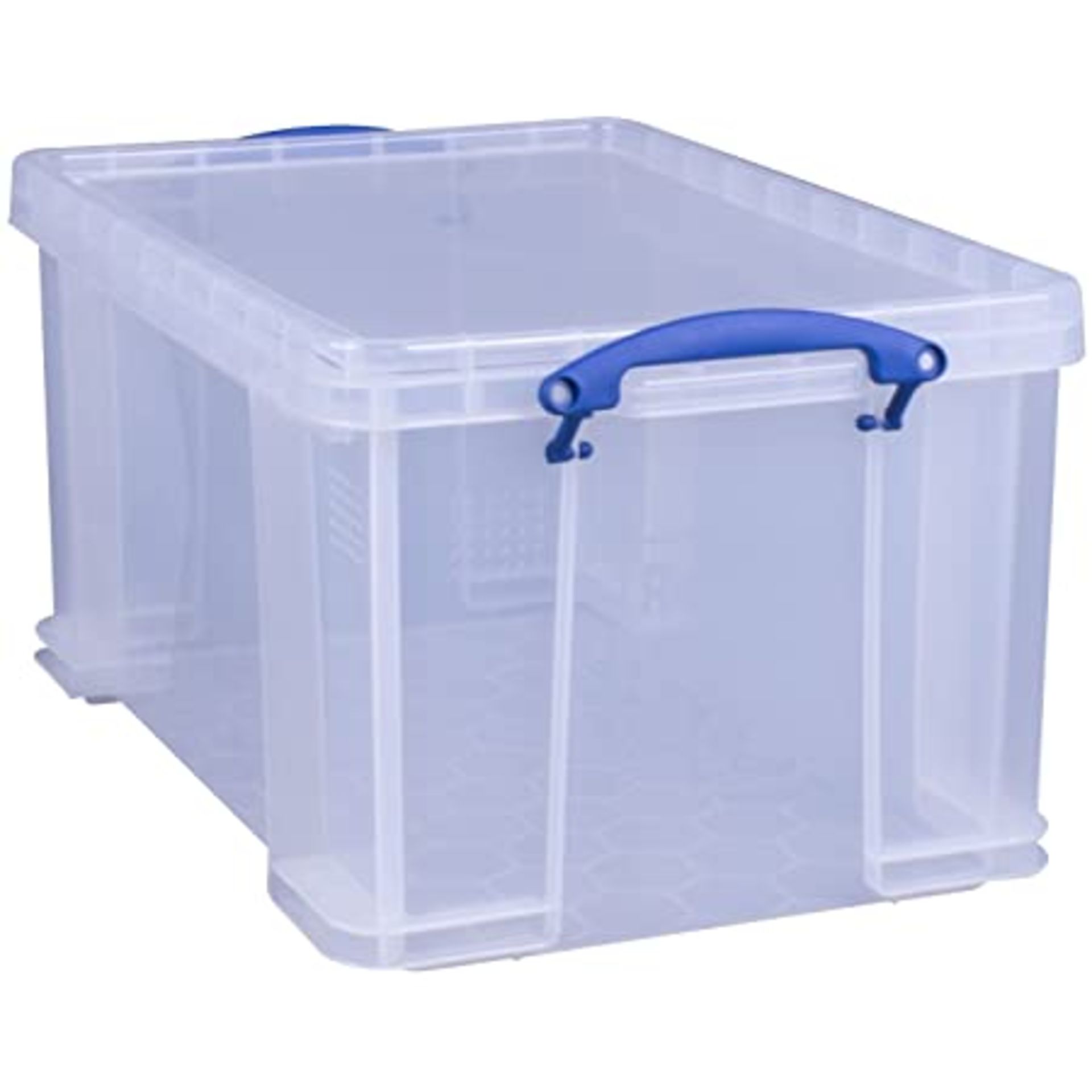 RRP £17.80 - Really Useful Storage Box, 48 Litre, Clear