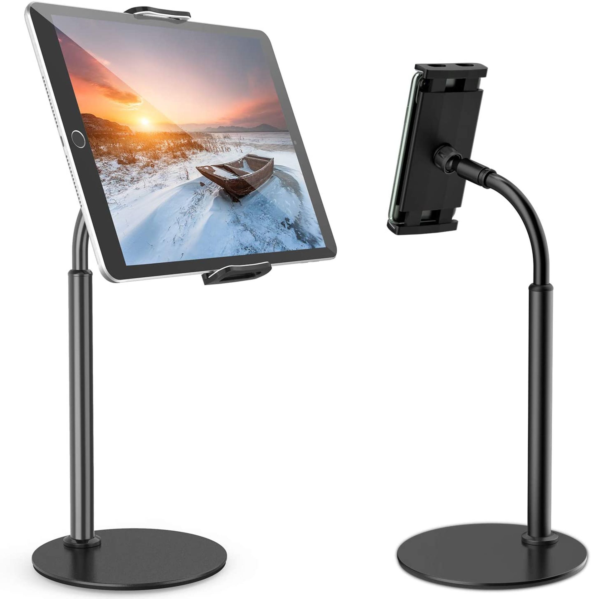 RRP £19.99 - Tryone Tablet Stand, Height Adjustable Tablet Holde