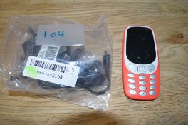 RRP £88 - Nokia 3310 3G SIM-Free Feature Phone - Warm Red
