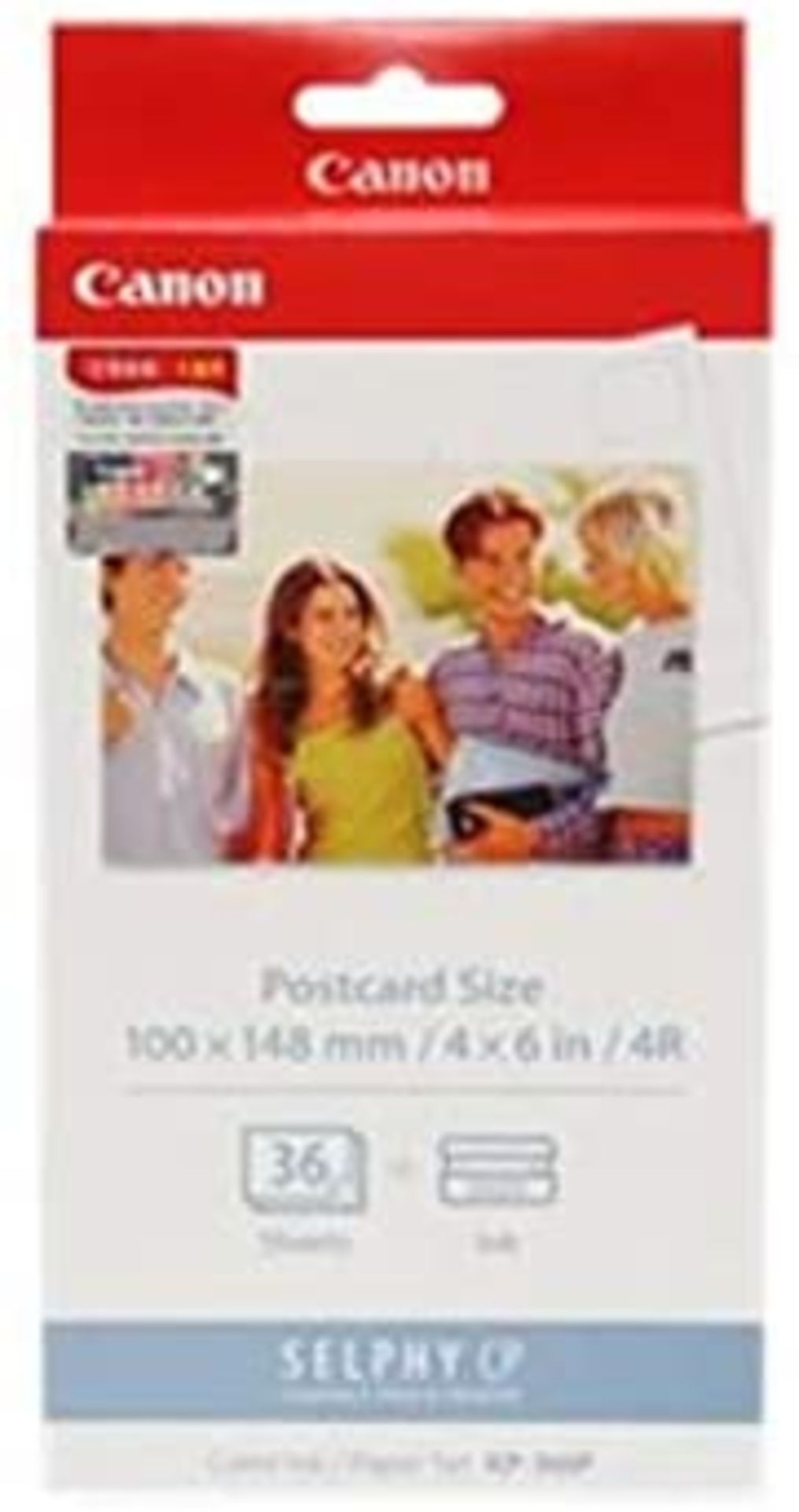 RRP £17.43 - Canon KP-36IP Ink/Paper for Selphy Series Printers