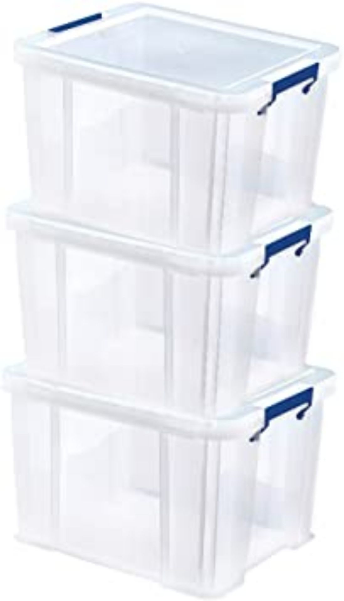 RRP £64.99 - 3 Bankers Box ProStore Plastic Storage Boxes