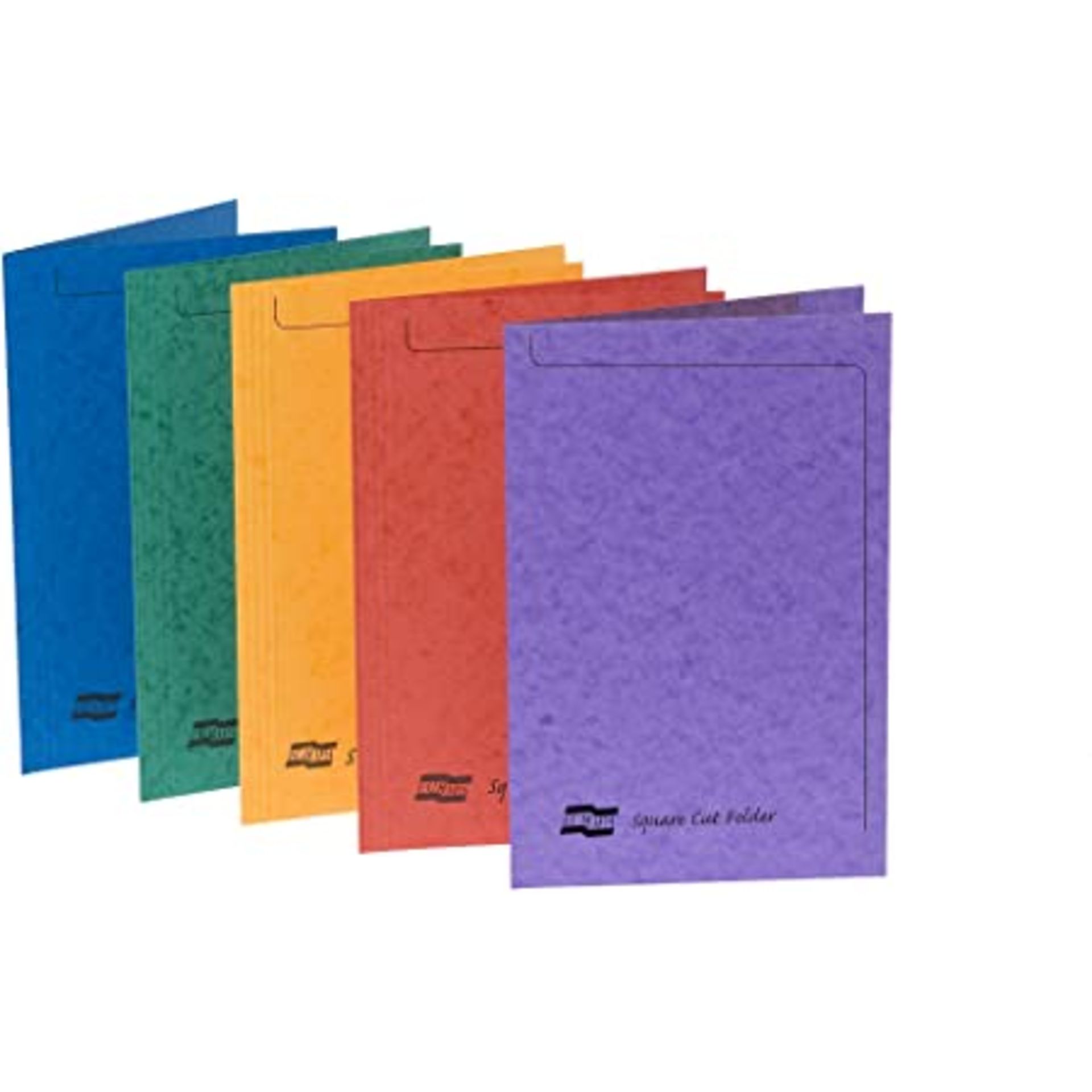 RRP £11.34 - Elba Foolscap Square Cut Folders