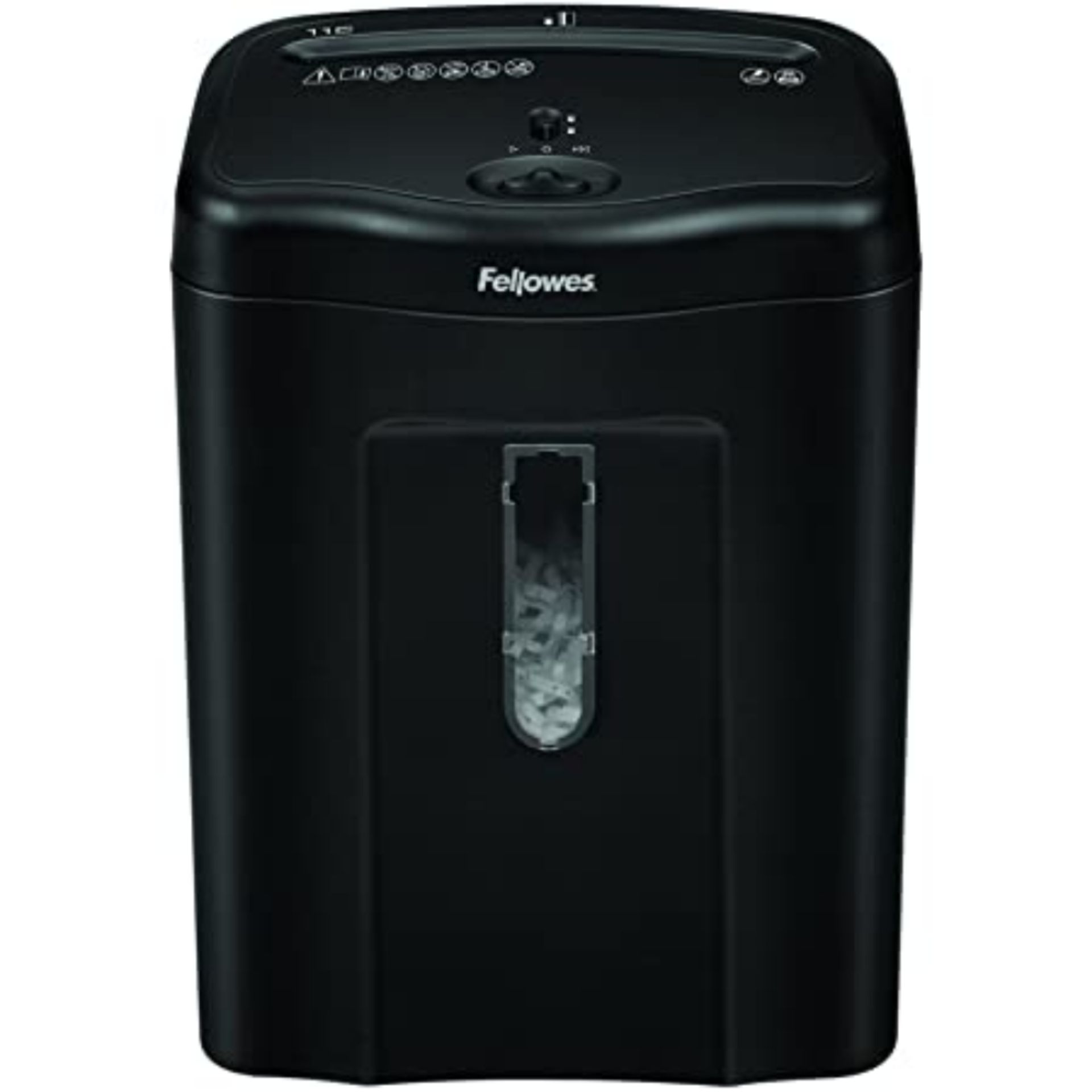 RRP £78.00 - Fellowes Powershred 11C Personal 11 Sheet Cross Cut Paper Shredder Black